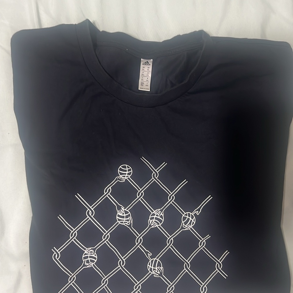 adidas Black Short Sleeve Tee